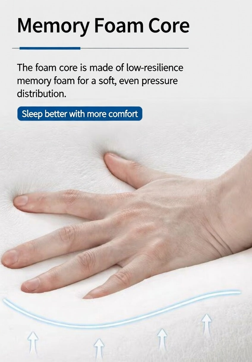 Butterfly Neck Relief Memory Foam Pillow – 28% Off! Ergonomic Zoned Design for Pain Relief & Better Sleep